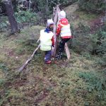 Majaa rakennellaan