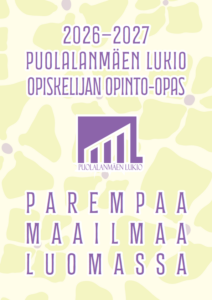 Puolalanmäen lukion opinto-oppaan 2026-2027 kansikuva