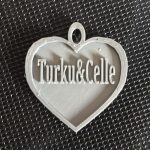 3D-tulostettu avaimenperä