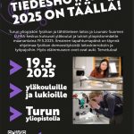 Kuvassa Tiedeshow:n esite
