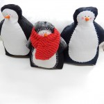 Pingviinit odottelevat lunta