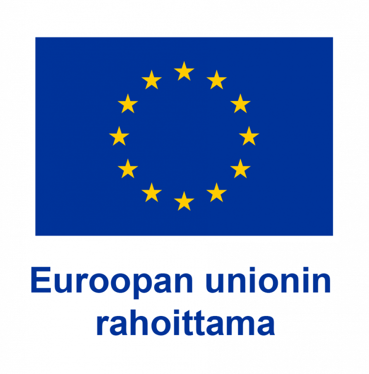 EU-logo, EU:n rahoittama hanke