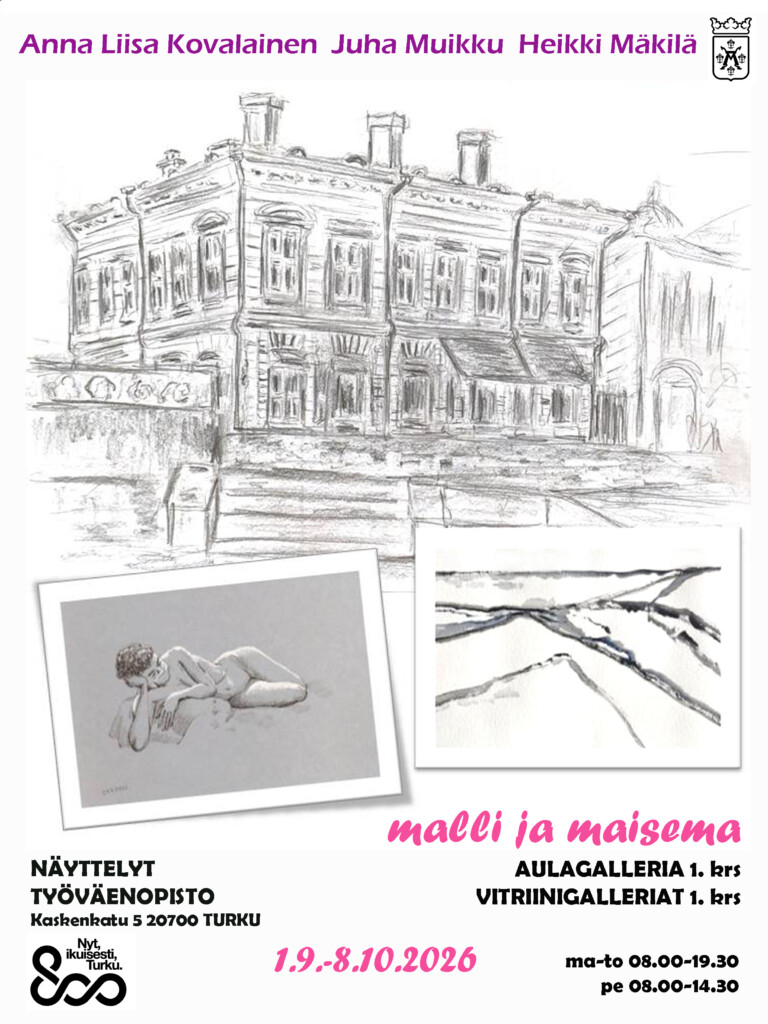 Malli ja maisema -näyttely, opistotalo, 1.9.–8.10.2026