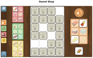 Kuva muistipelialustasta.